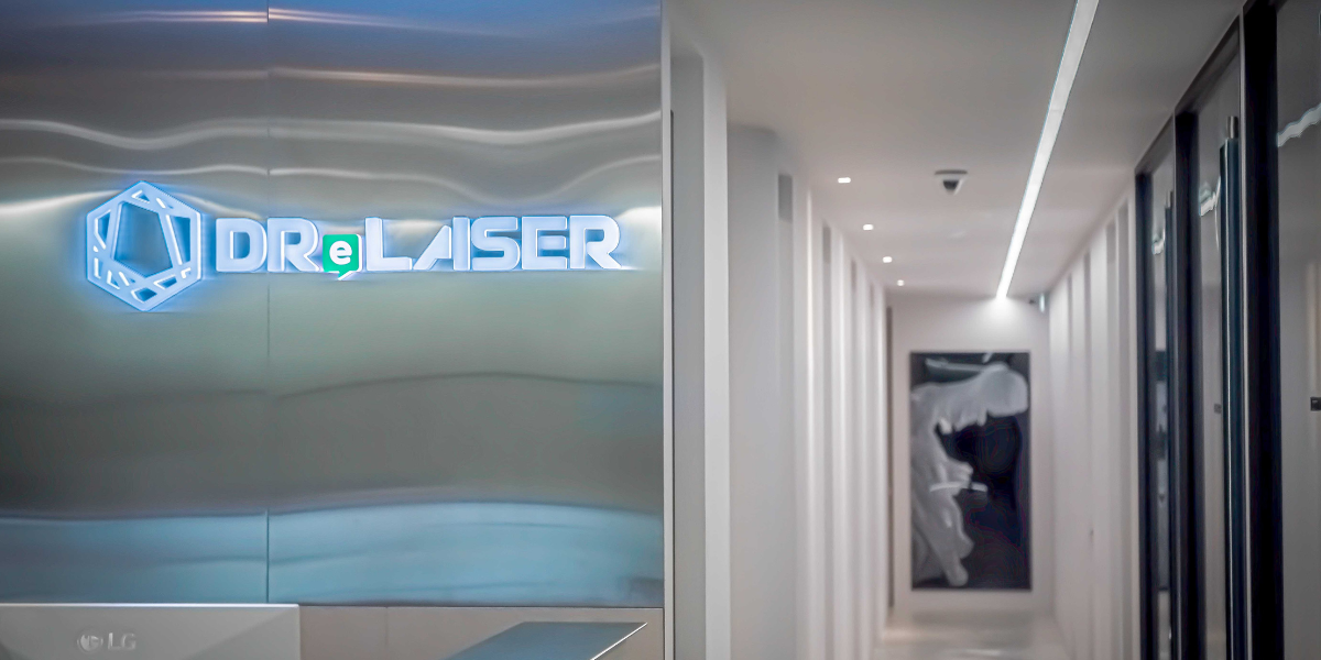 Dr. E-Laser Dermatology clinic corridor for Rejuran skin booster care