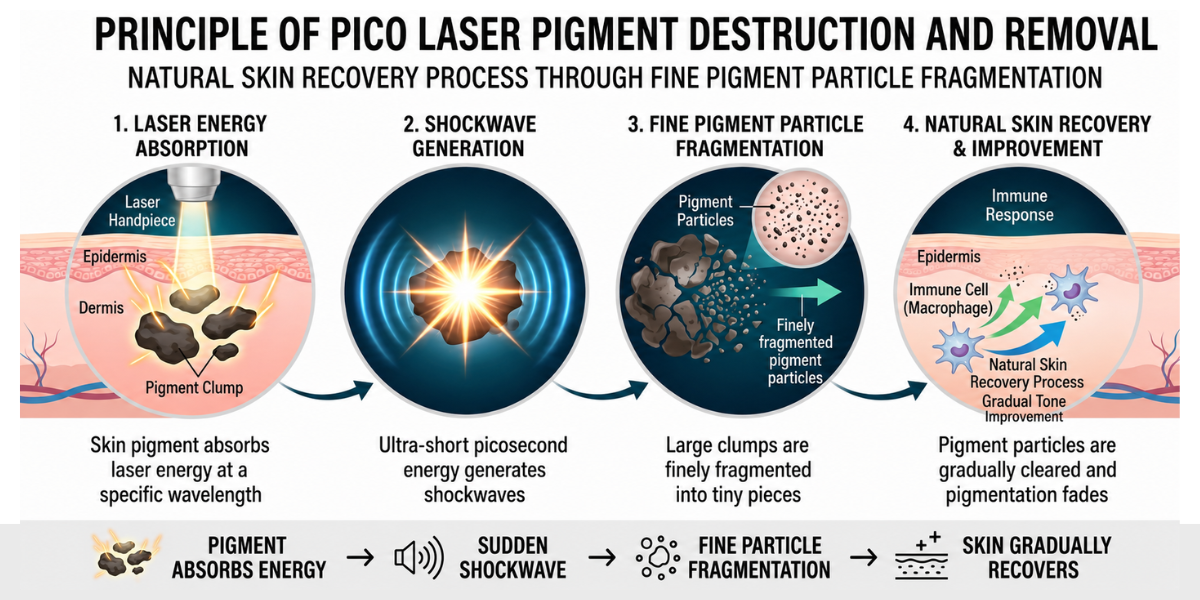 Pico laser pigmentation treatment at Dr. E-Laser Dermatology in Seoul