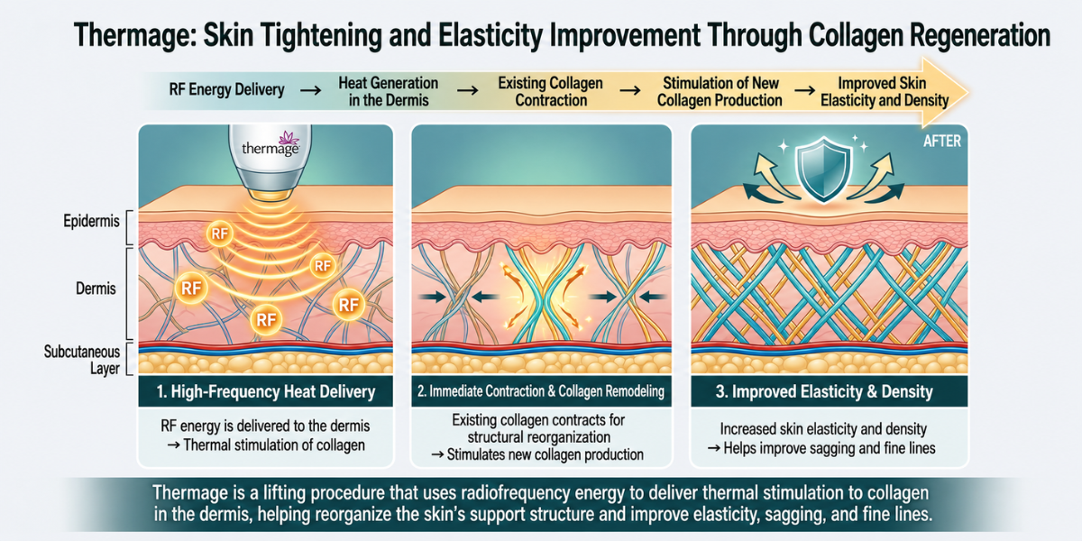 Thermage FLX radiofrequency device at Dr. E-Laser Dermatology in Seoul
